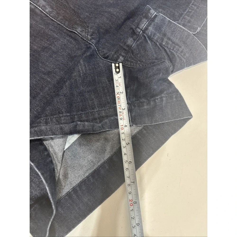 Ann Taylor LOFT The Riviera Short Dark Wash Chino Denim Blue Cotton Size 6